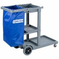 Carlisle Foodservice JC1945S23 Gray Janitor Cart 271JC1945SGY